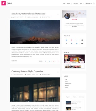 2016 Responsiveblogger template