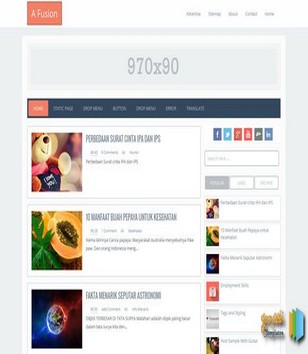 A Fusion Responsiveblogger template