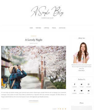 A Simple Blogblogger template