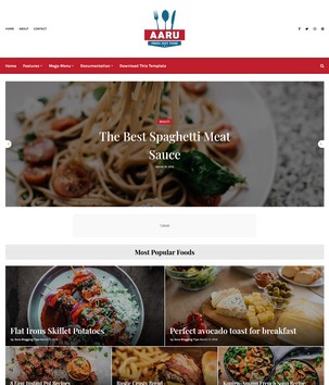 Aarublogger template