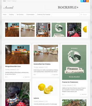 Accordblogger template