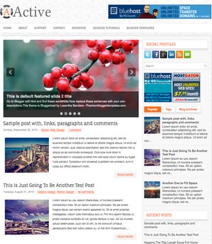 Activeblogger template
