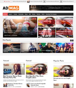 Ad Magblogger template