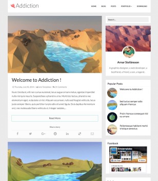 Addiction Responsiveblogger template