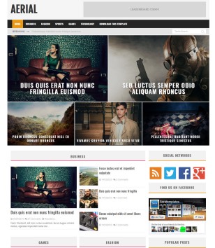 Aerial Responsiveblogger template