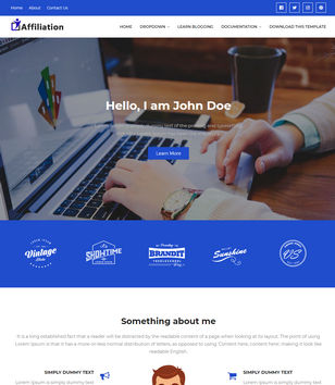 Affiliationblogger template