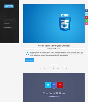 Aires Tech Blogblogger template