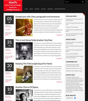 Ajaxify Simple Darkblogger template