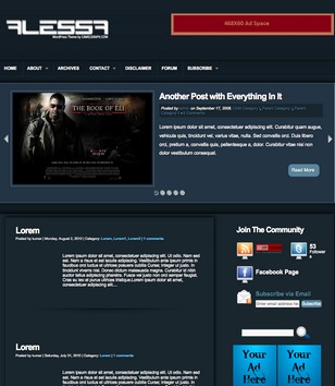 Alessablogger template