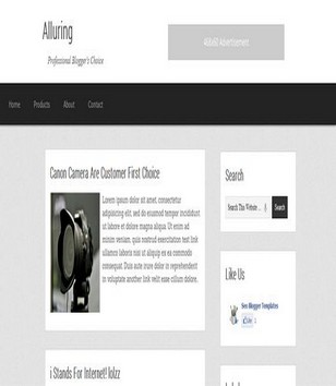Alluring Simpleblogger template