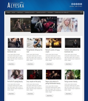 Alyeska Fashionblogger template