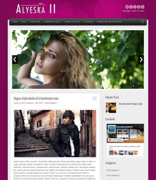 Alyeska II Magazineblogger template
