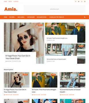 Amiablogger template