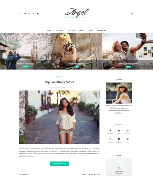 Angelblogger template