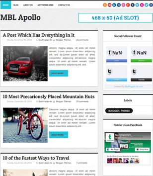 Apolloblogger template