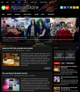 ApparelStore Darkblogger template