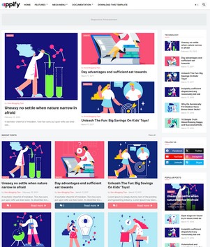 Appifyblogger template