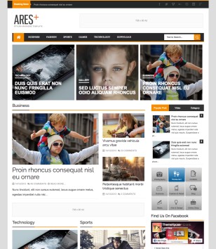Ares Responsiveblogger template