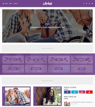 Arkaiblogger template