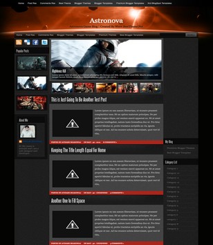 Astronovablogger template