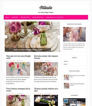 Attitude Magazineblogger template