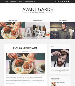 Avant Gardeblogger template