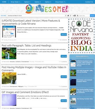 Awesome Responsiveblogger template