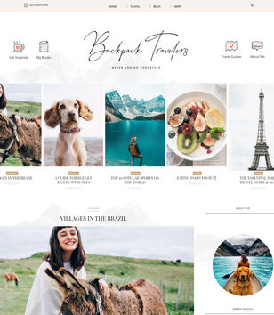 BackPackblogger template