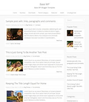 Base WP Responsiveblogger template