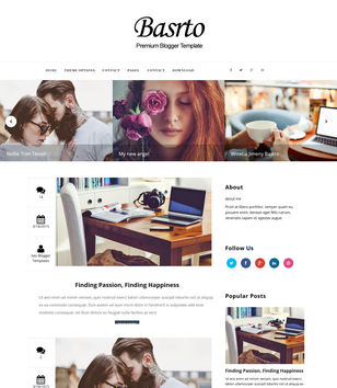 Bastro Magblogger template