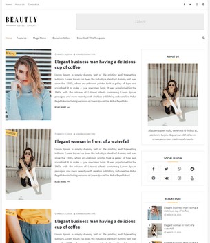 Beautlyblogger template