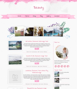 Beautyblogger template