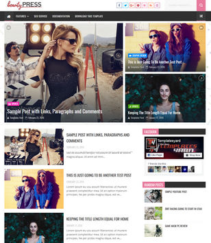 Beauty Pressblogger template
