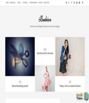 Beehiveblogger template