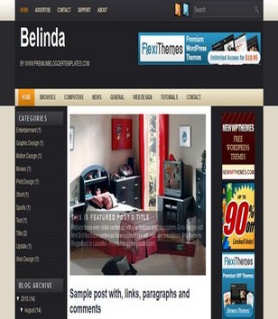 Belindablogger template