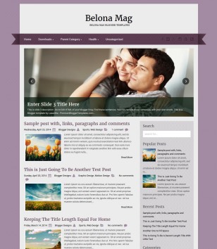 Belona Mag Simpleblogger template
