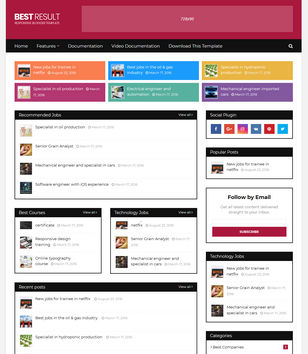 Best Resultblogger template