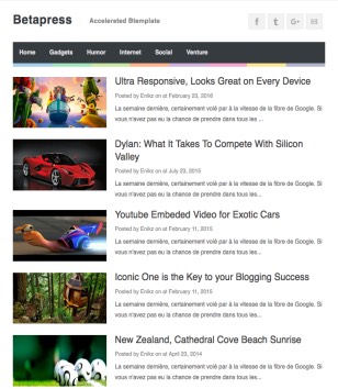 Betapressblogger template