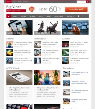 Big Vinesblogger template