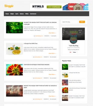 Bloggieblogger template