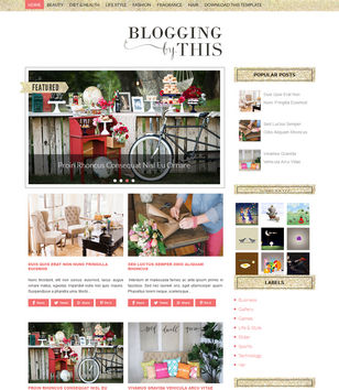 Blogging Templateblogger template
