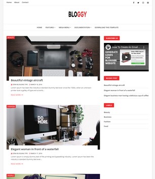 Bloggyblogger template