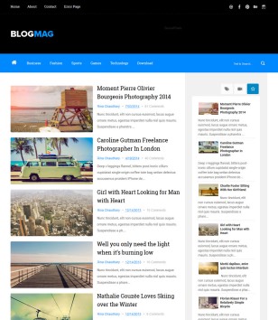 Blogmag Responsiveblogger template