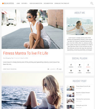 Blogsterblogger template