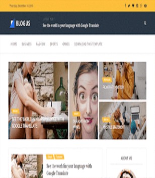 Blogusblogger template