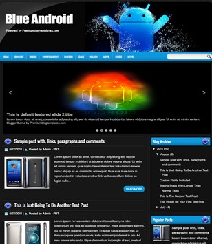 Blue Androidblogger template