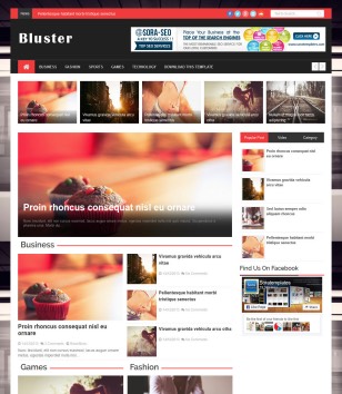 Bluster Responsiveblogger template