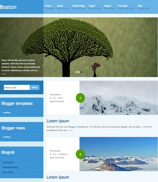 Bostonblogger template