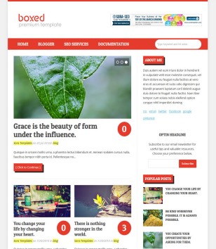 Boxed Responsiveblogger template