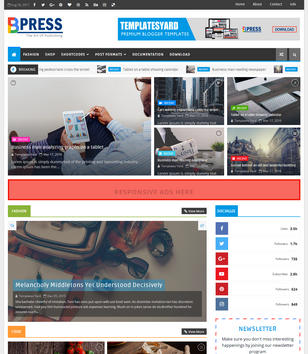 BPress Magazineblogger template